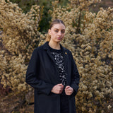 Chaquetón Tazari negro 100% Lana