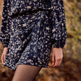 Vestido Irelis rayón azul
