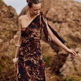 Vestido Zinaria dunas café