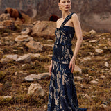 Vestido Caladia dunas azul
