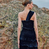 Vestido Caladia azul noche