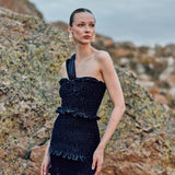 Vestido Caladia azul noche