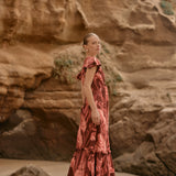 Vestido Asoka selva rosada