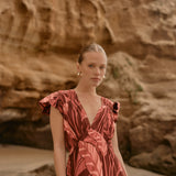 Vestido Asoka selva rosada