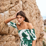 Vestido Bayuk manchas verde