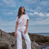 Jeans Megal Blanco