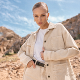 Chaqueta Louisa beige