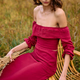 Pollera Keras Bordo