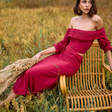 Pollera Keras Bordo