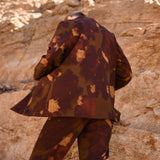 Chaqueta Benjar manchas pardo