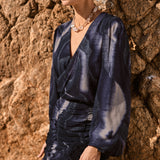 Pollera Lottus arena azul - PRE ORDER