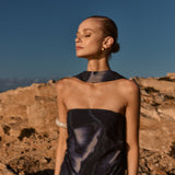 Vestido Linaria arena azul - PRE ORDER