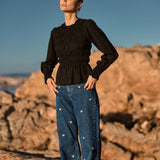 Blusa Gilia negra - PRE ORDER
