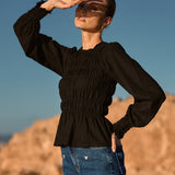 Blusa Gilia negra - PRE ORDER