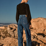 Blusa Gilia negra - PRE ORDER