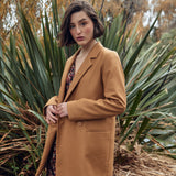 Abrigo Camille Camel 100% Lana