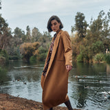 Abrigo Séléne Camel 100% Lana