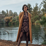 Abrigo Séléne Camel 100% Lana