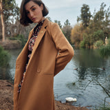 Abrigo Séléne Camel 100% Lana