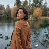 Abrigo Séléne Camel 100% Lana