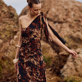 Vestido Zinaria dunas café