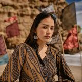 Blusa Padán puntos café