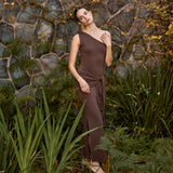 Vestido Luma café
