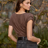 Polera Lior café