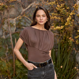 Polera Lior café