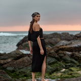 Pollera Lelia negro