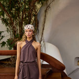 Vestido Lunara café