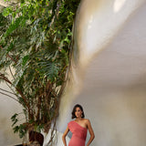 Vestido Isola terracota