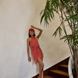 Vestido Lunara terracota