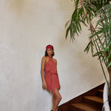 Vestido Lunara terracota