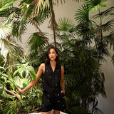 Gilette Aluna negro bordado