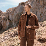 Chaqueta Louisa café